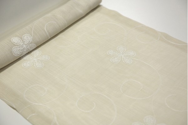 Namizni tekač SUNDAY FLOWER BEIGE
